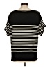 Max Studio Black Short Sleeve Top Size M - photo 2