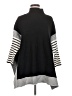 Chicwish 100% Acrylic Stripes Black Poncho One size (estimated) - photo 1