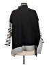 Chicwish 100% Acrylic Stripes Black Poncho One size (estimated) - photo 2