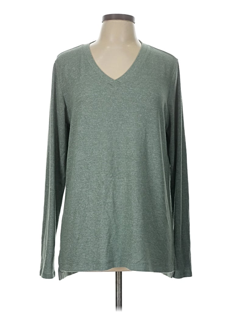 Pre-owned Matty M Long Sleeve T-shirt In Green
