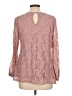 BLOOMCHIC Pink Long Sleeve Blouse Size 10 - photo 2