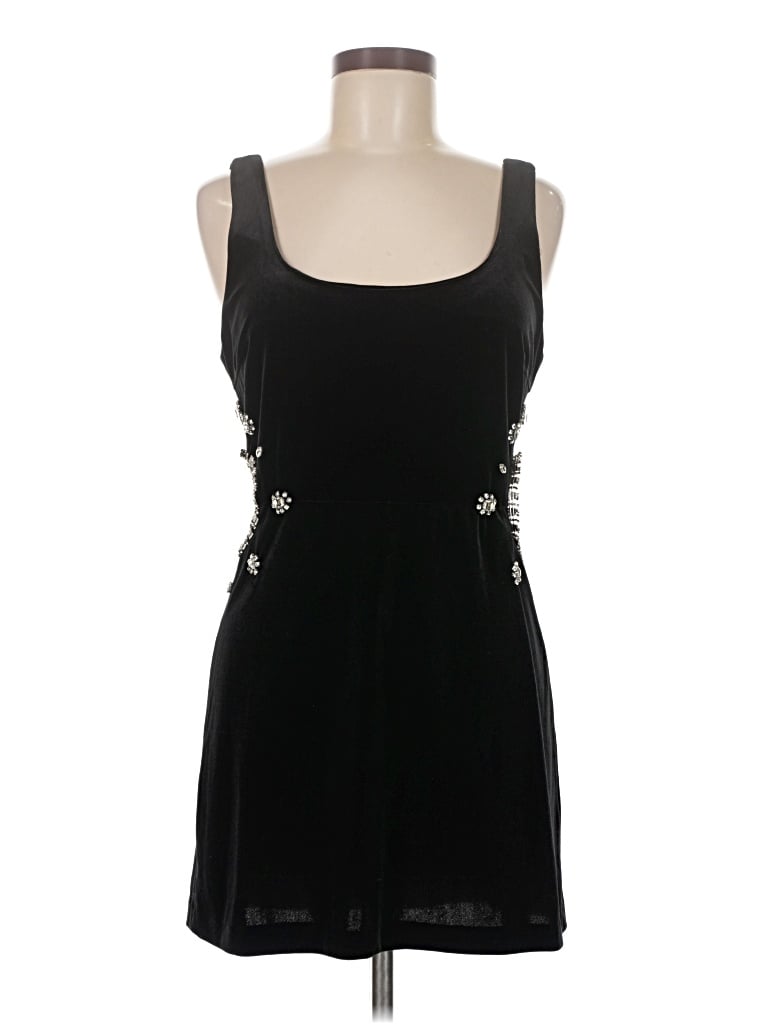 Pre-owned Zara Cocktail Dress In Black