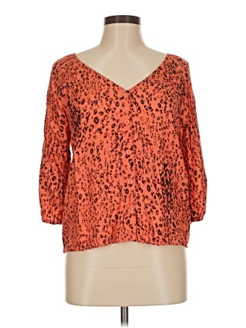 Sanctuary 3/4 Sleeve Blouse (view 1)
