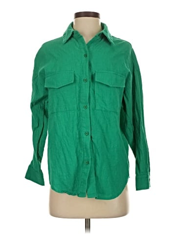 SkyLar Rose 3/4 Sleeve Button-Down Shirt (view 1)