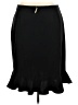 Avenue Solid Black Formal Skirt Size 20 - photo 2