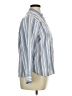 J.Crew 100% Cotton Stripes Blue Long Sleeve Blouse Size 14 - photo 4