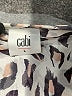 CAbi 100% Polyester Animal Print Silver Long Sleeve Blouse Size L - photo 7