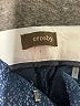 Crosby Chevron-herringbone Blue Casual Pants Size 2 - photo 4
