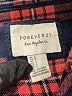 Forever 21 100% Cotton Plaid Red Long Sleeve Button-Down Shirt Size L - photo 7