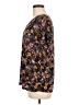 Assorted Brands Floral Black Short Sleeve Henley Size M - photo 5