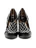 Ruby Shoo Houndstooth Black Heels Size 10 - photo 2