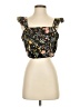 Aqua 100% Rayon Black Sleeveless Blouse Size XS - photo 1
