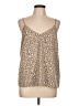 A New Day 100% Polyester Tan Tank Top Size L - photo 1