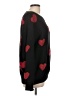 Unbranded 100% Polyester Hearts Black Pullover Sweater Size L - photo 4