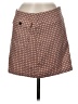 Lost + Wander Houndstooth Brown Casual Skirt Size M - photo 1