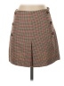 MNG Plaid Red Casual Skirt Size XS - photo 1