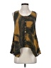 Bellatrix 100% Silk Gold Blouse Size S - photo 1