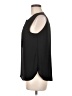J.Crew 100% Polyester Black Sleeveless Blouse Size M - photo 5