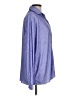 Ekouaer 100% Polyester Chevron-herringbone Blue Long Sleeve Blouse Size M - photo 4