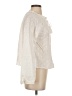 Allison 100% Cotton Ivory Long Sleeve Blouse Size S - photo 4