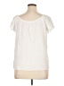Rewind White Short Sleeve Blouse Size XL - photo 2