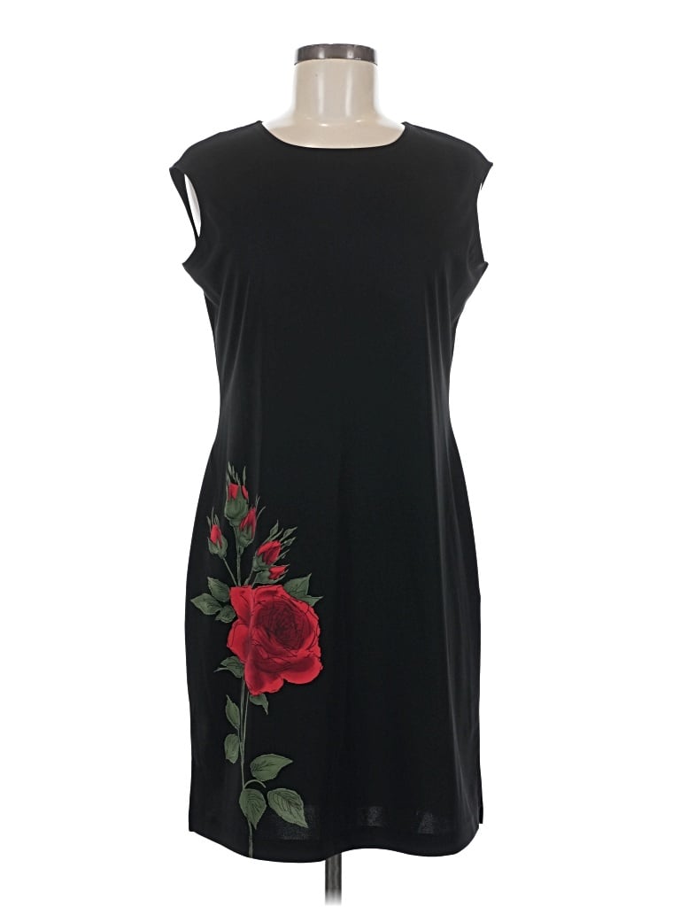 Pre-owned Petite Sophisticate Cocktail Dress In Black