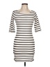 Shasa Stripes Ivory Casual Dress Size L - photo 1