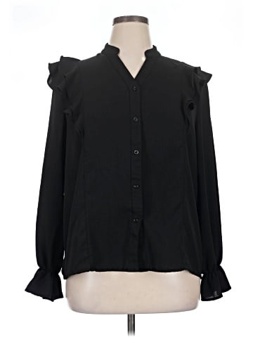 Kate Kasin Long Sleeve Blouse (view 1)
