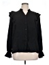Kate Kasin Black Long Sleeve Blouse Size XL - photo 1