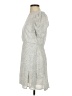 Express 100% Polyester Polka Dots Silver Casual Dress Size S (petite) - photo 5