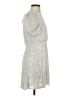 Express 100% Polyester Polka Dots Silver Casual Dress Size S (petite) - photo 4