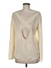 Unbranded 100% Polyester Ivory Long Sleeve Blouse Size M - photo 2