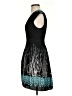 M.S.S.P. Graphic Black Cocktail Dress Size XS - photo 5