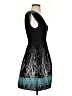 M.S.S.P. Graphic Black Cocktail Dress Size XS - photo 4