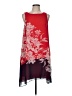 Max Studio 100% Polyester Graphic Red Cocktail Dress Size M - photo 1