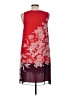 Max Studio 100% Polyester Graphic Red Cocktail Dress Size M - photo 2