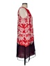 Max Studio 100% Polyester Graphic Red Cocktail Dress Size M - photo 4