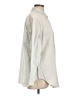 Bill Blass 100% Cotton Solid Ivory Long Sleeve Button-Down Shirt Size L - photo 4
