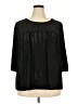 Shein Curve Black 3/4 Sleeve Top Size 20 Plus (4) - photo 1