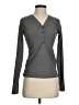 Athleta Gray Long Sleeve Henley Size XXS - photo 1