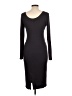 Splendid Solid Black Cocktail Dress Size L - photo 2