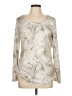Thyme and Honey Ivory Long Sleeve Blouse Size L - photo 1