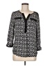 My Michelle 100% Polyester Black 3/4 Sleeve Blouse Size M - photo 1