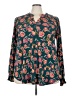 Unbranded Teal Long Sleeve Blouse Size 2X - photo 1