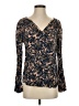 Hinge 100% Viscose Blue Long Sleeve T-Shirt Size S - photo 1