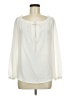 Joe Fresh Ivory Long Sleeve Blouse Size M - photo 1