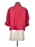 Cinq à Sept 100% Cupro Red Jacket Size XS - photo 2