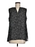Chaus 100% Polyester Black Sleeveless Blouse Size M - photo 1