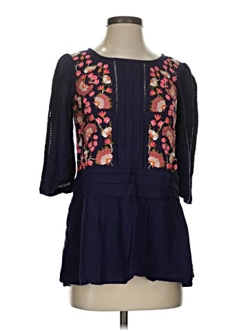 Floreat 3/4 Sleeve Blouse (view 1)