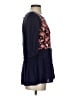 Floreat 100% Rayon Blue 3/4 Sleeve Blouse Size 0 (petite) - photo 4